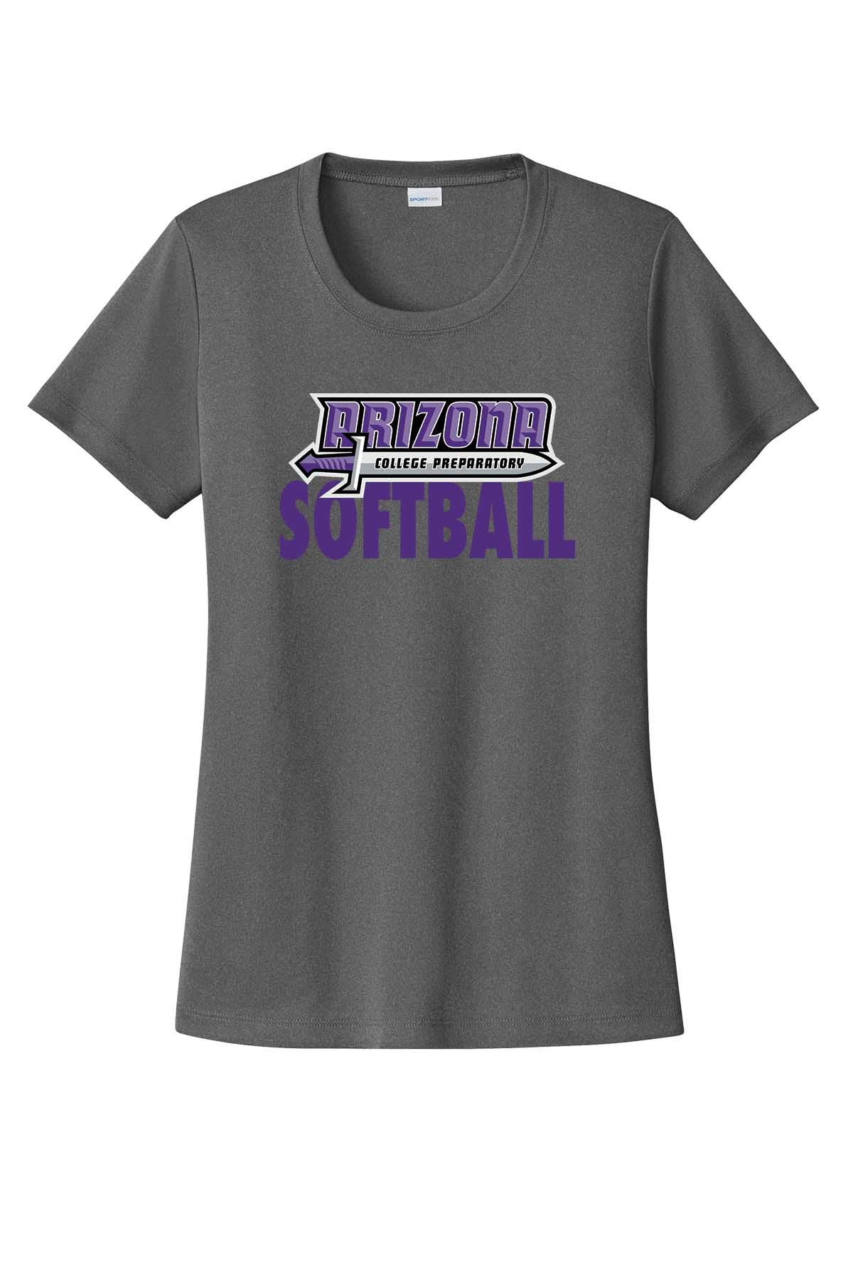 Ladies T-Shirt ACP Sword Softball