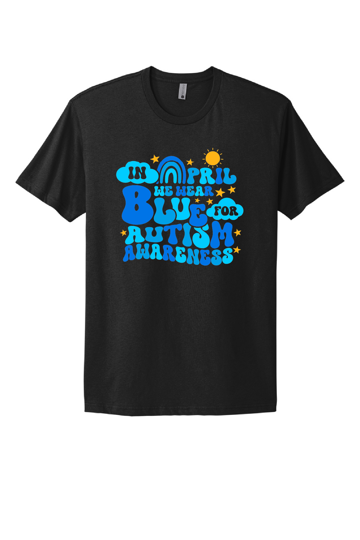 In April We Wear Blue Unisex Cotton Tee