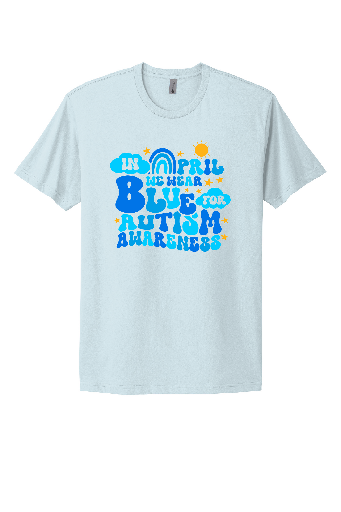 In April We Wear Blue Unisex Cotton Tee