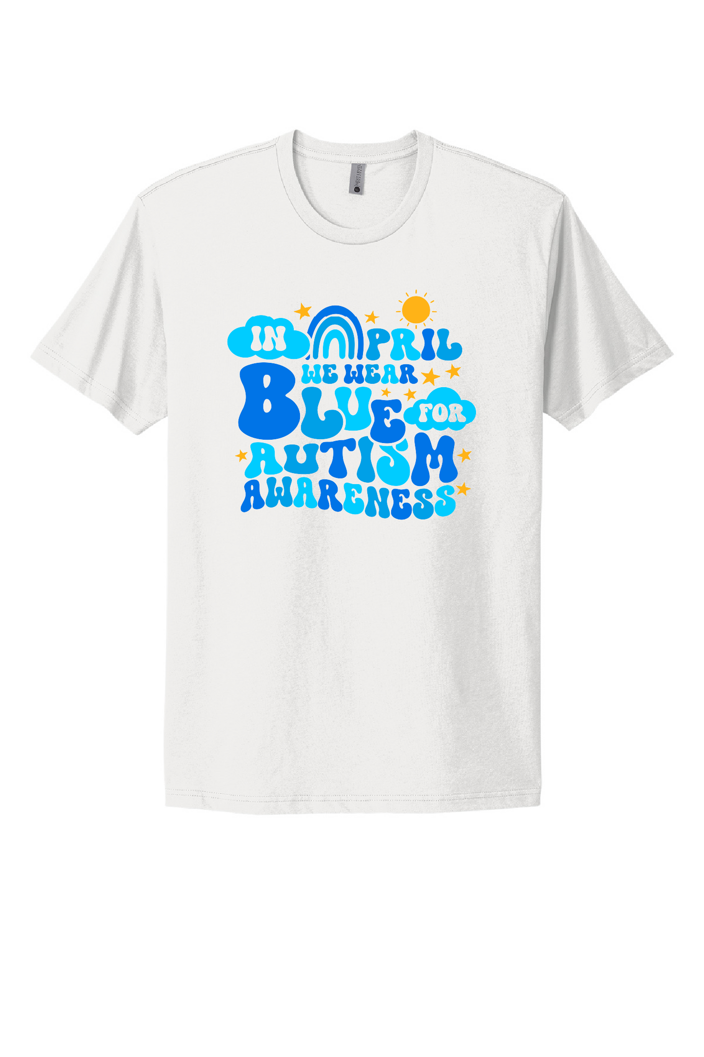 In April We Wear Blue Unisex Cotton Tee