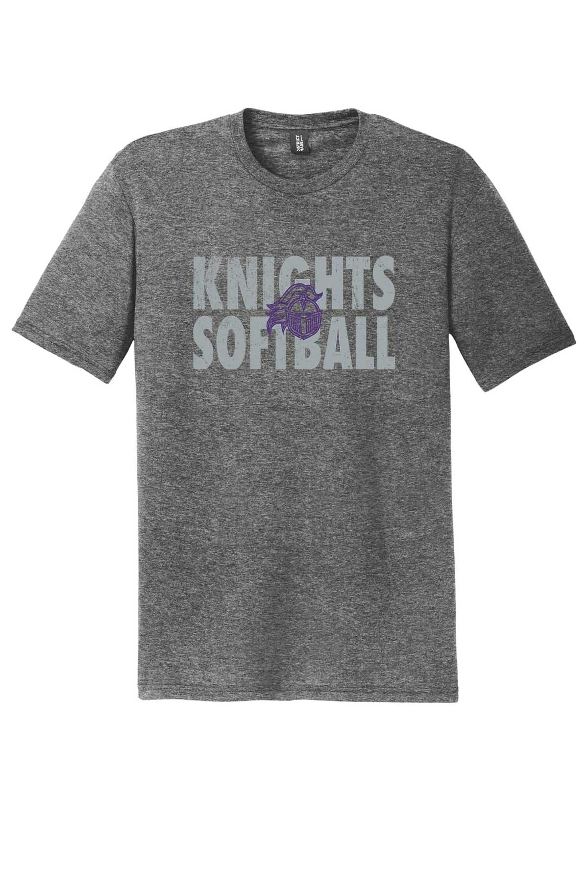T-Shirt Vintage Knights Softball w/Logo Outline