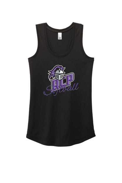 Ladies Tank ACP Softball w/ Script