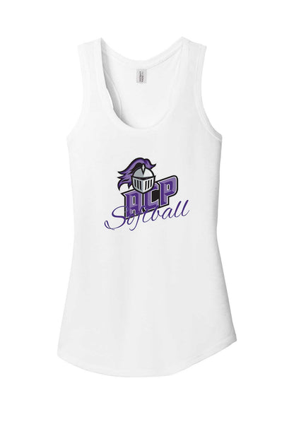 Ladies Tank ACP Softball w/ Script