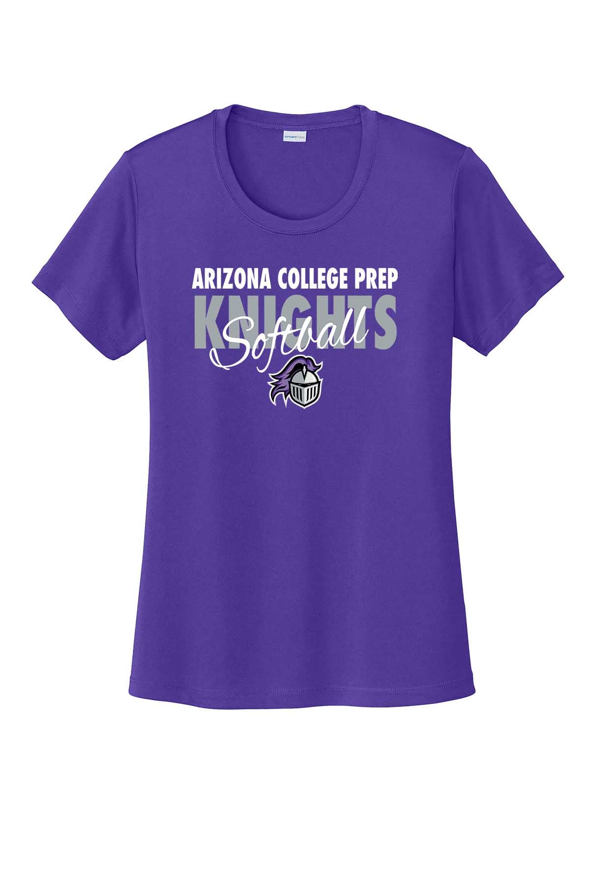 Ladies T-Shirt ACP Knights Softball w/ Script