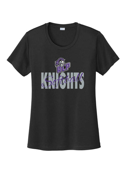 Ladies T-Shirt Knights Softball w/ Script