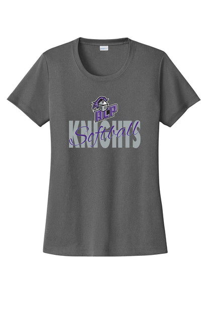 Ladies T-Shirt Knights Softball w/ Script