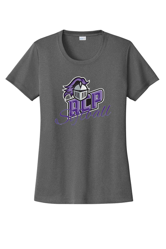 Ladies T-Shirt ACP Softball w/ Script