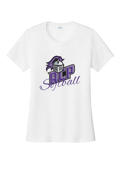Ladies T-Shirt ACP Softball w/ Script