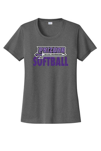 Ladies T-Shirt ACP Sword Softball