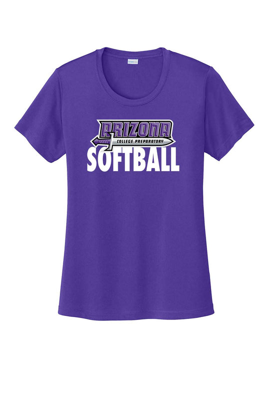 Ladies T-Shirt ACP Sword Softball