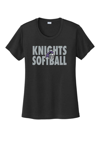 Ladies T-Shirt Knights Softball w/Logo