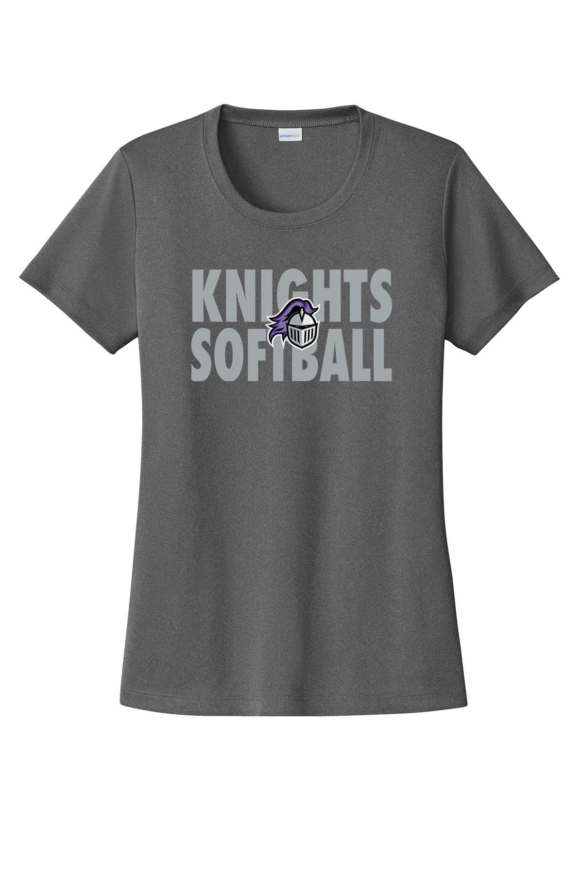 Ladies T-Shirt Knights Softball w/Logo