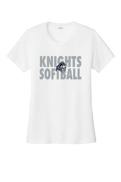 Ladies T-Shirt Knights Softball w/Logo