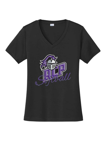 Ladies V-Neck ACP Softball w/ Script