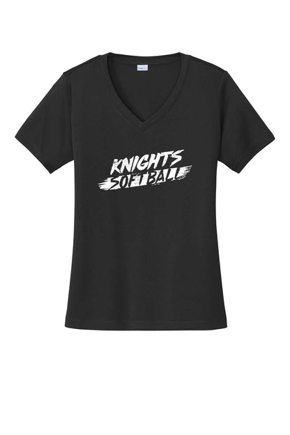 Ladies V-Neck Knights Paint