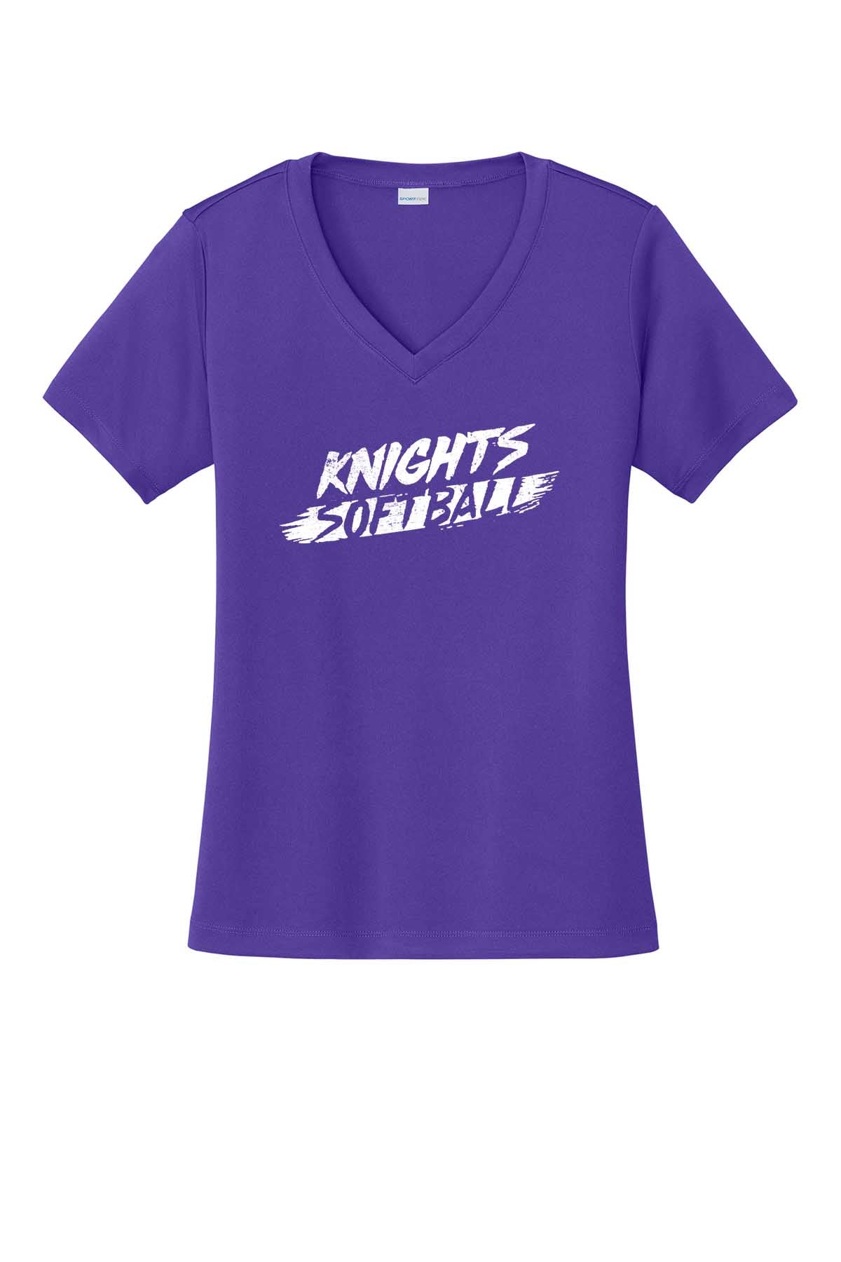 Ladies V-Neck Knights Paint