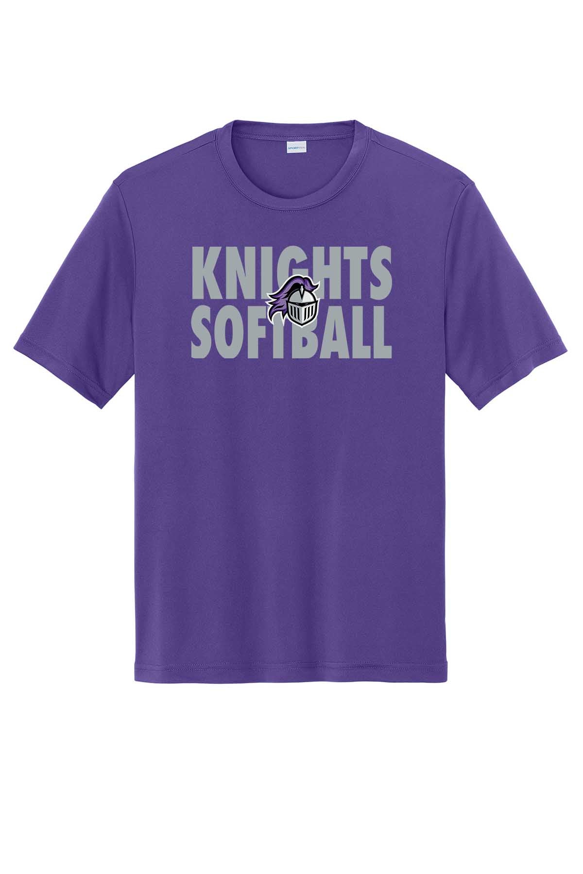 T-Shirt Knights Softball w/Logo