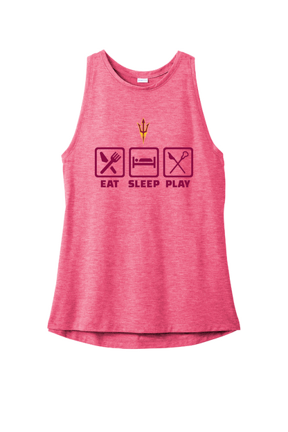 Eat Sleep Play Women's PosiCharge® Tri-Blend Wicking Tank