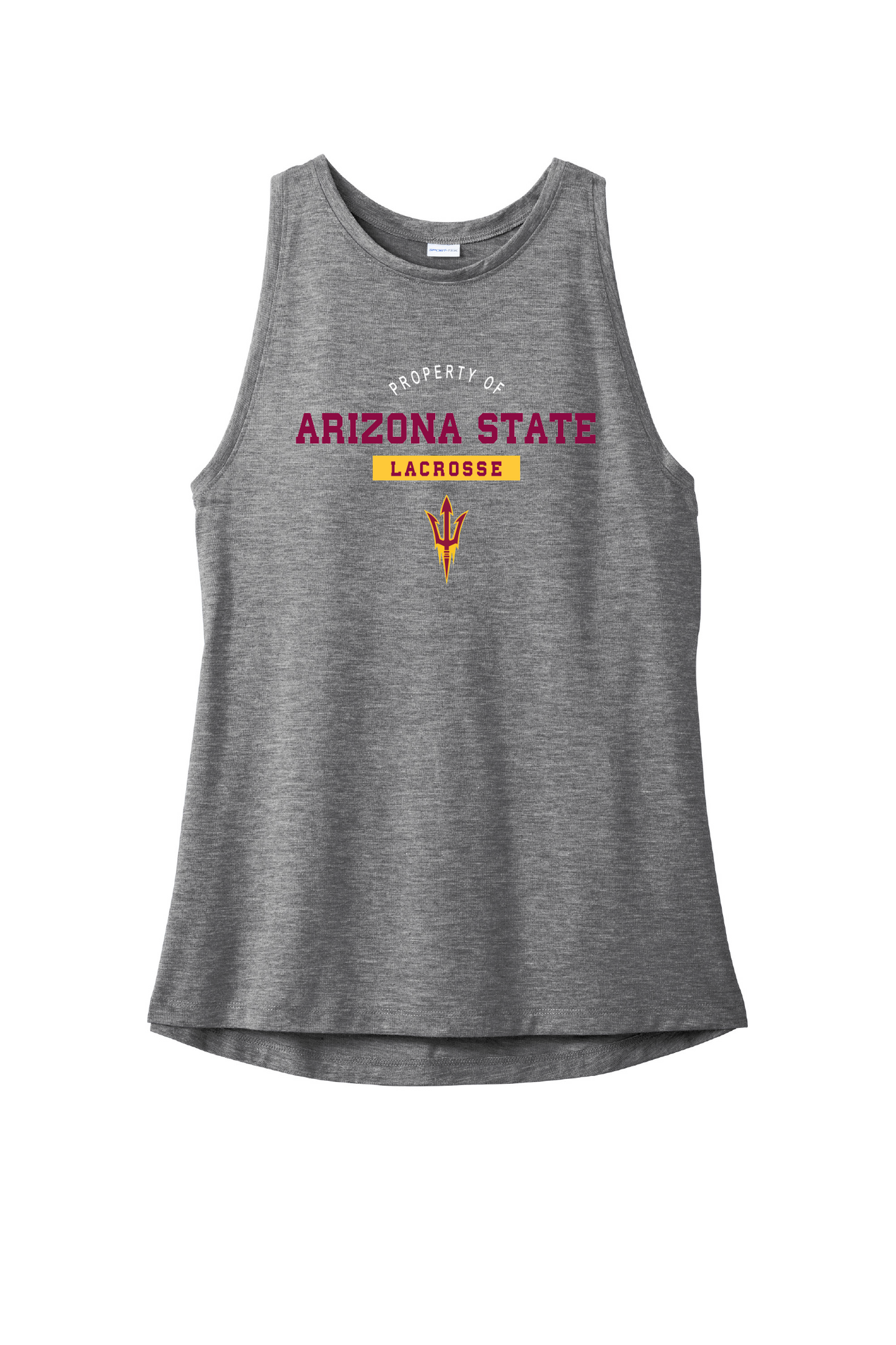Property of.... Women's PosiCharge® Tri-Blend Wicking Tank