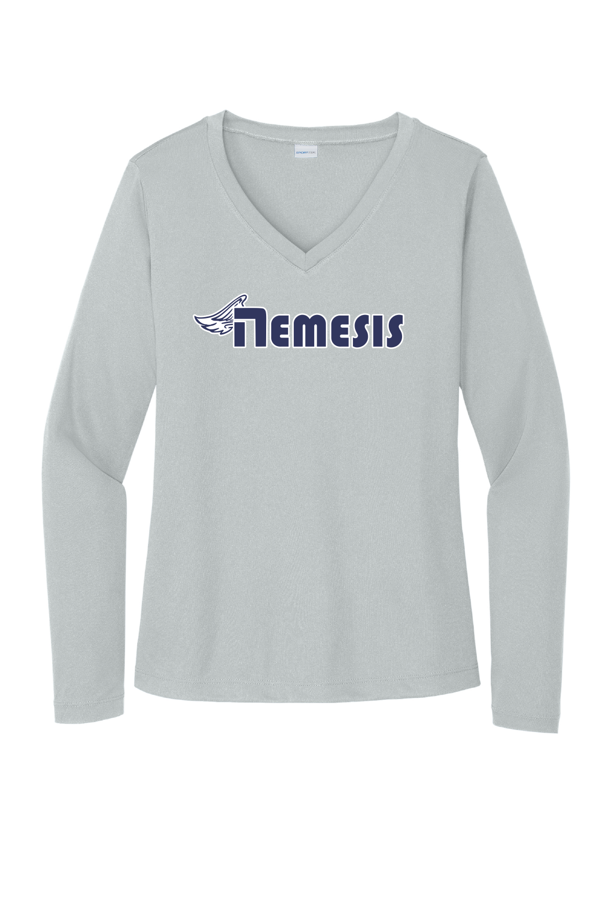 Nemesis Ladies Long Sleeve PosiCharge® Competitor™ V-Neck Tee